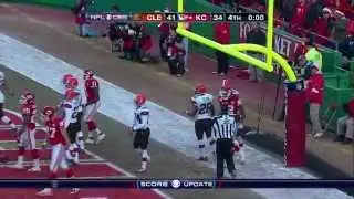 Matt Cassel throws a hail mary from the 25-yard line, 2009