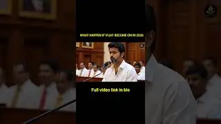 What if vijay become CM in tamilnadhu | Tvk vijay cm video in 2030 | Vishva