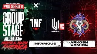 INF.UESPORTS vs Arkosh Game 1 - BTS Pro Series 9 AM: Group Stage w/ Kmart & ET