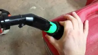 How to stop a gas can spout from leaking