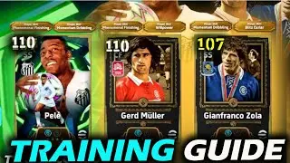 Gerd M&uuml;ller(109), Pele(110),G. Zola World Classics BEST Training Guide eFootball 2026