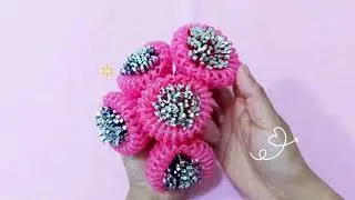 Apple cover craft | fruit foam net craft | DIY| fruit cover craft | Apple cover flower making