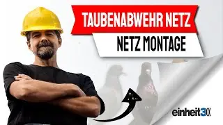 Taubenabwehr Netz - Netz Montage durch die einheit3 GmbH Taubenabwehr