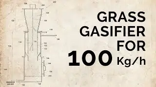 Grass Gasifier: 100 kg/h