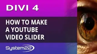 Divi 4 How To Make A YouTube Video Slider