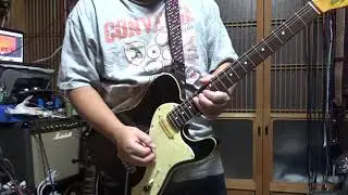 Bill Lawrence BTL4 R80 / Tom&rsquo;sLineEngineering Vintage Distortion Black Teeth with Guyatone FLIP400FJ