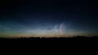 Noctilucent clouds over Denmark