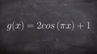 Graphing the Cosine Graph with Vertical Shift