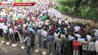 South Indian Film Employees' Federation Rally begins with few stunts in Chennai  - Red Pix
