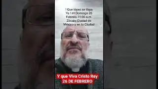 PADRE L&Aacute;ZARO N&Uacute;&Ntilde;EZ INVITA A PARTICIPAR EN MANIFESTACI&Oacute;N EN DEFENSA DEL INE EL 26 DE FEBRERO DE 2023