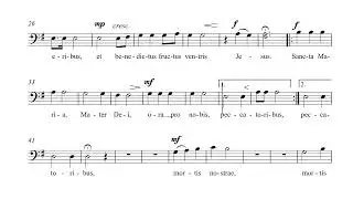 Ave Maria, Gratia Plena Josu Elberdin Bass 1