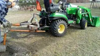 John Deere 1025r pto wood splitter
