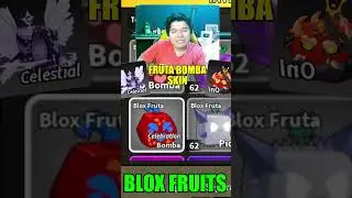 FRUTA BOMBA SKIN EN BLOX FRUITS 🤑 #shorts
