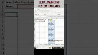 Searchable Dropdown List in Excel