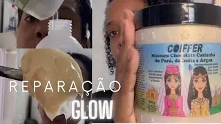 #coiffer  #crespo4ab #hair #rotinacapilar | Reparação Coiffer  Pós química 