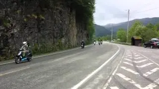 Mopedl&oslash;p Bergen - Voss 2013