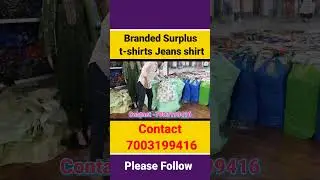 Branded Surplus shirts | New Business Idea #sanjayguptabusinessidea #clothing #tshirt