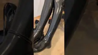 Girl Long Latex Stockings Oil Shine🔥 ||#youtube #latex #shorts #youtubevideo