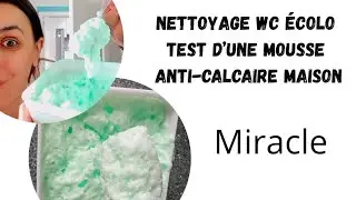 Recette naturelle une mousse qui fait disparaître le calcaire !