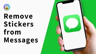 How to Remove Stickers from Messages in iPhone | Delete Stickers on iPhone