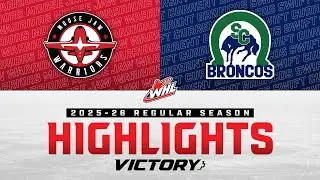 Swift Current Broncos at Moose Jaw Warriors 11/22 | WHL Highlights 2025-26