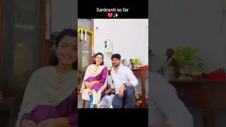 Sankranti Vibes ✨️❤️ #rashmikamandanna #vijaydeverakonda #virosh #love #viral #couple
