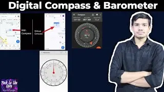 Digital Compass & Barometer in a Smartphone | Working & Why are they important ?? Magnetic Compass