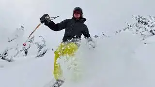 Powder day Sasquatch mountain with the insta 360 x5
