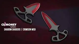 CS:GO | Shadow Daggers - Crimson Web