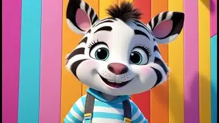 Zebra Song &ndash; Count the Stripes! | Fun Zebra Nursery Rhyme for Kids | Safari Counting Adventure