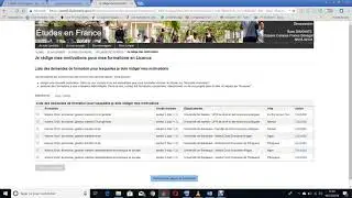Comment remplir le Panier de formations