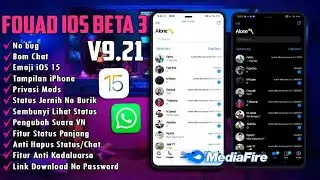FOUAD WA IOS BETA 3 V9.25 TERBARU 2022 || WHATSAPP IPHONE FITUR LENGLAP 2022