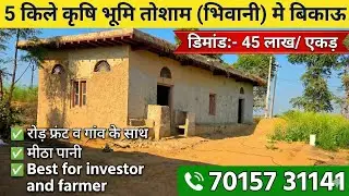 ​सस्ती जमीन बिकाऊ! 5 एकड़, मीठा पानी, गाँव के पास | Best for Small Farmers & Investors​ ! Land 