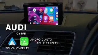 AUDI Q3 HN+ 3G MMI - Capacitive Touch overlay CarPlay & Android Auto installed
