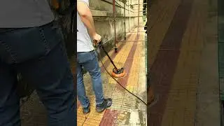 JORNADA DE LIMPIEZA DE FACHADA EN MUSEO RAGGIO - HIDROLAVADORA RE 145 STIHL CON TODOS SUS ACCESORIOS