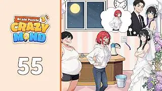 Brain Puzzle 3: Crazy Mind Level 55 Girl Dorm Cool | Every Puzzle Solved! 🎯