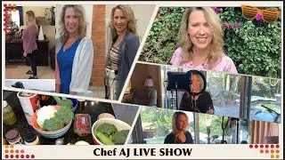 Set up for the CHEF AJ LIVE SHOW!// What I Eat IN A DAY to LOSE WEIGHT AND BE TRIM//STARCH SOLUTION