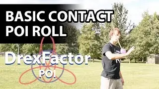 How to do Basic Contact Poi Rolls: 1-minute tutorial