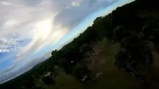 Tree top surfing with a 7 inch quad.