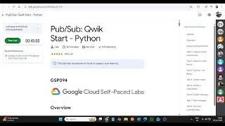 Pub/Sub: Qwik Start - Python || Lab Solution || Google Cloud Arcade 2025