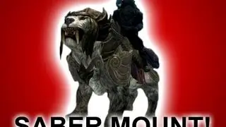 Skyrim Mods - Sabre Cat Mount!