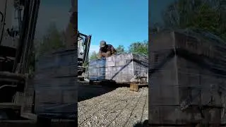 Сломал палет на стройке.Aug1.🙀🚜