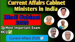 Modi Cabinet Minister | Current Affairs GK 2025 | Gk Questions and Answer |#gk #education#gkquiz 