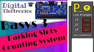 Система парковочных мест №10 | Плата Basys 3 FPGA | Verilog | Пошаговые инструкции