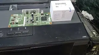 Epson L1300 A3 printer Head Logic Card Replace  All light blinking problem solution #epson