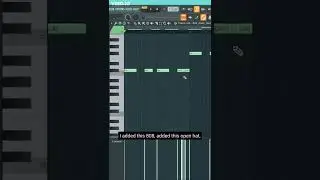 how I made a dark trap beat #shorts #flstudio #musicproducer