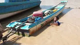 Old Video of fishing fish | Khmer Culture