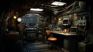 Spaceships Mechanic. Sci-Fi Ambiance for Sleep, Study, Relaxation