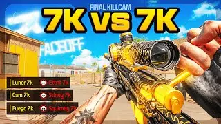7k Vs 7k ON BLACK OPS 6 (TRICKSHOT FACEOFF)