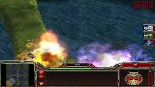 Command & Conquer: Generals, The Big Canyon Map, China vs 7 USA, Brutal Difficulty